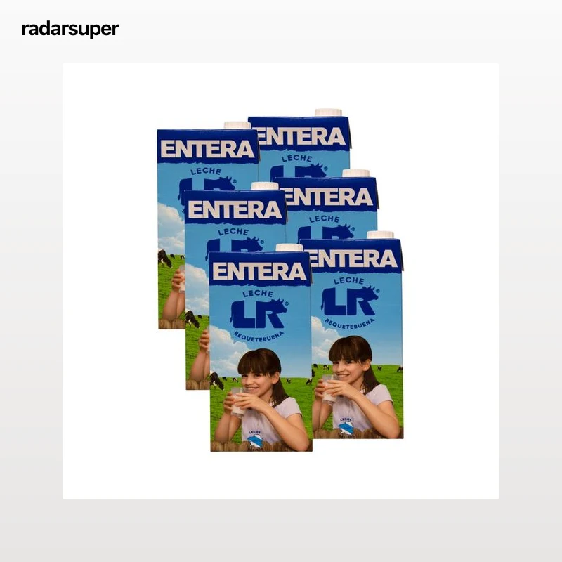 L.R. Leche entera 6 x 1 l.
