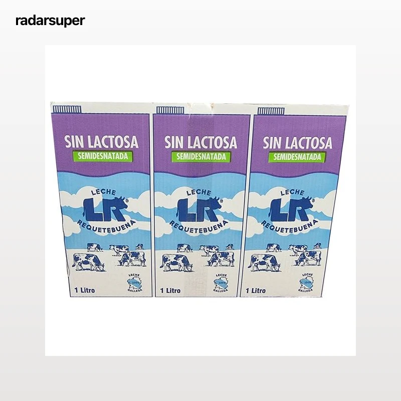 L.R. Leche semidesnatada de vaca, sin lactosa 6x 1l.