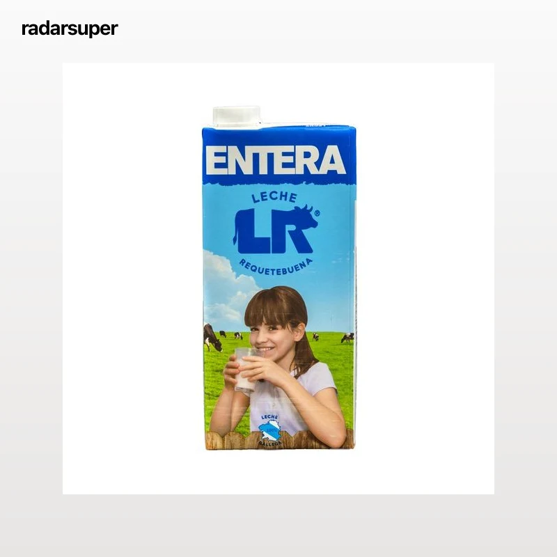 L.R. Leche de vaca entera 1l.