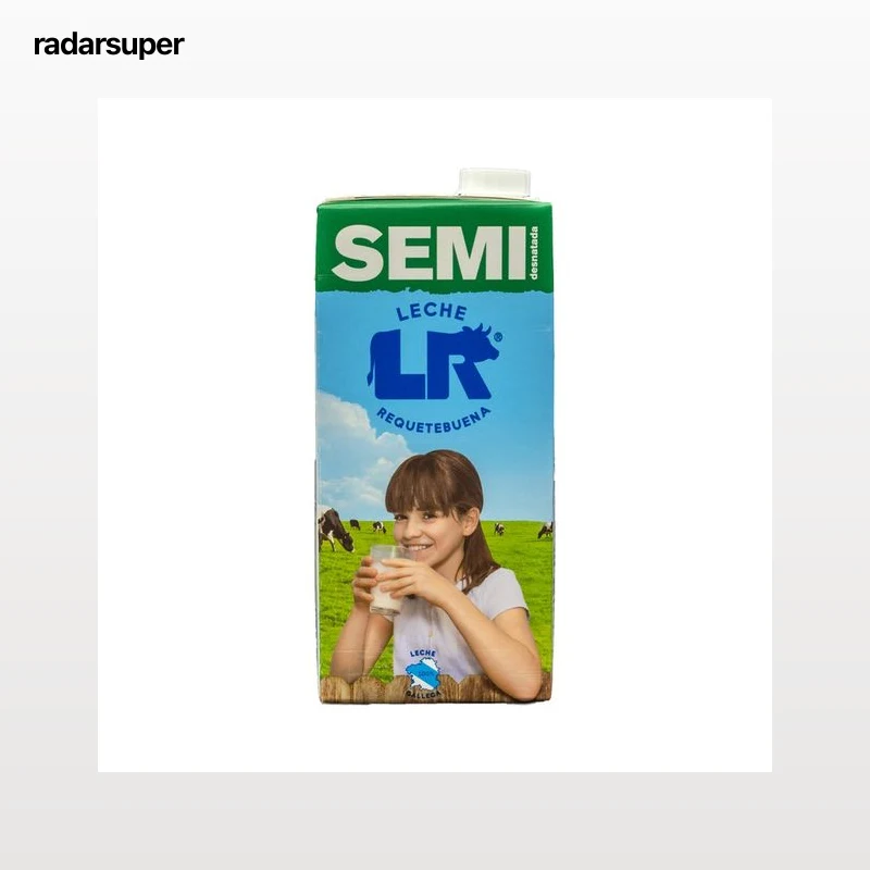 L.R. Leche de vaca semidesnatada 1 l.