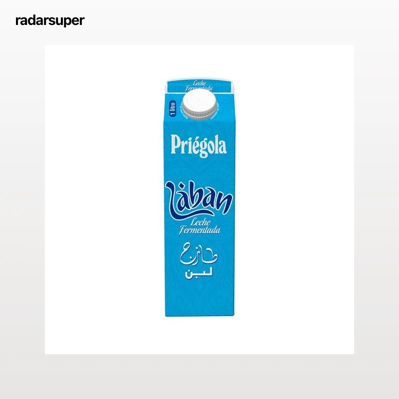 LABAN Leche fresca parcialmente desnatada, pasteurizada y con fermentos lácticos 1 l.