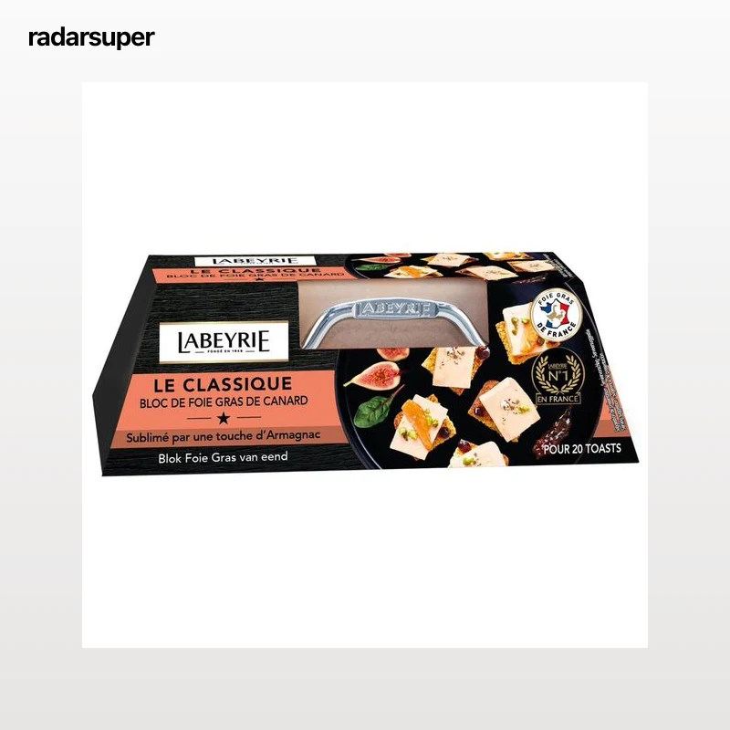 LABEYRIE Lingote de foie gras de pato con cortador 120 g.