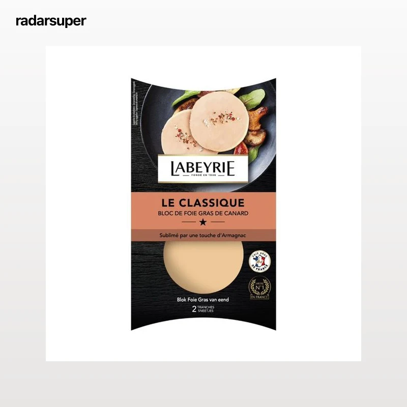 LABEYRIE Medallones de foie gras de pato 2 x 40 g.