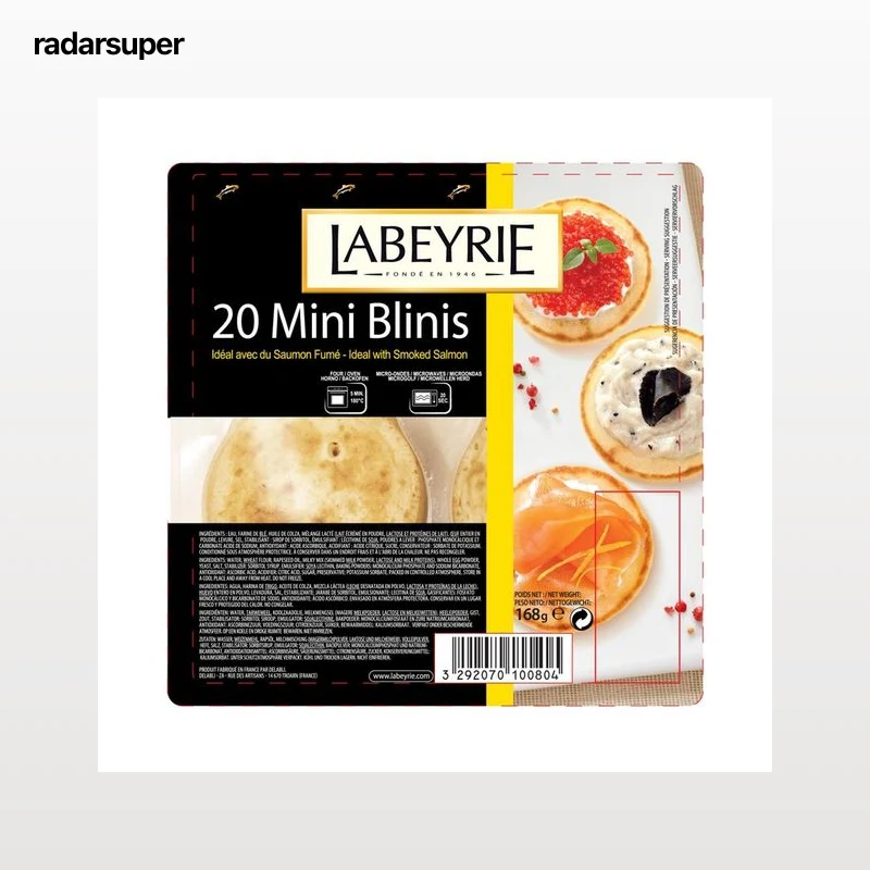 LABEYRIE Mini blini 20 uds. 168 g.
