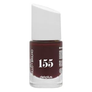 Laca de uñas alto brillo Deliplus 155 chocolate intenso