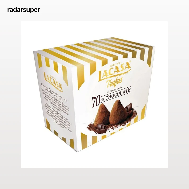 LACASA Trufas chocolate negro 70% 150 g.