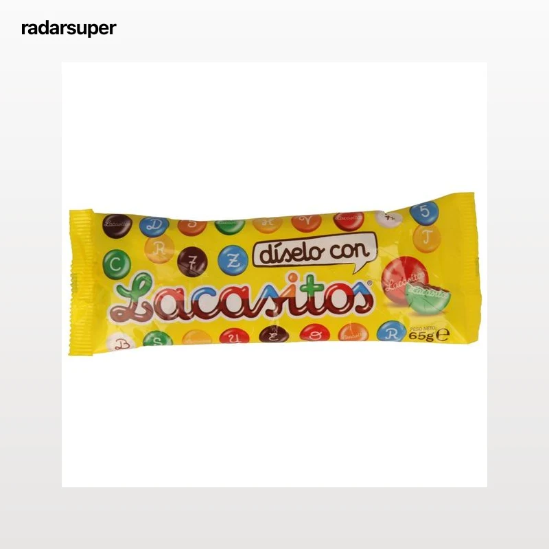 LACASITOS Grageas de colores con chocolate 65 g.