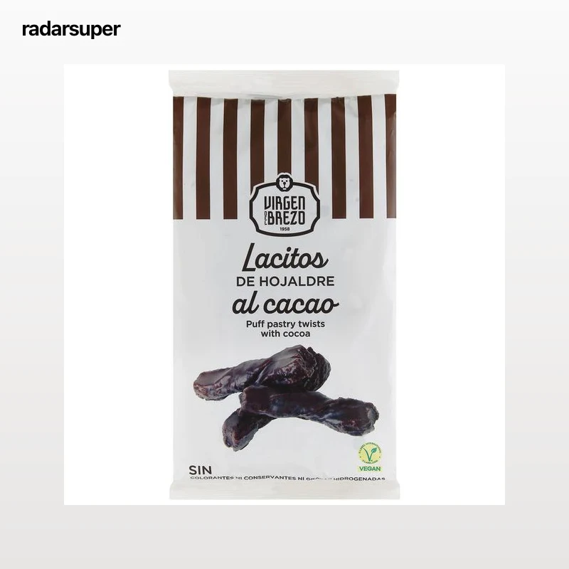 Lacitos Hojaldre Virgen Brezo 200g Cacao