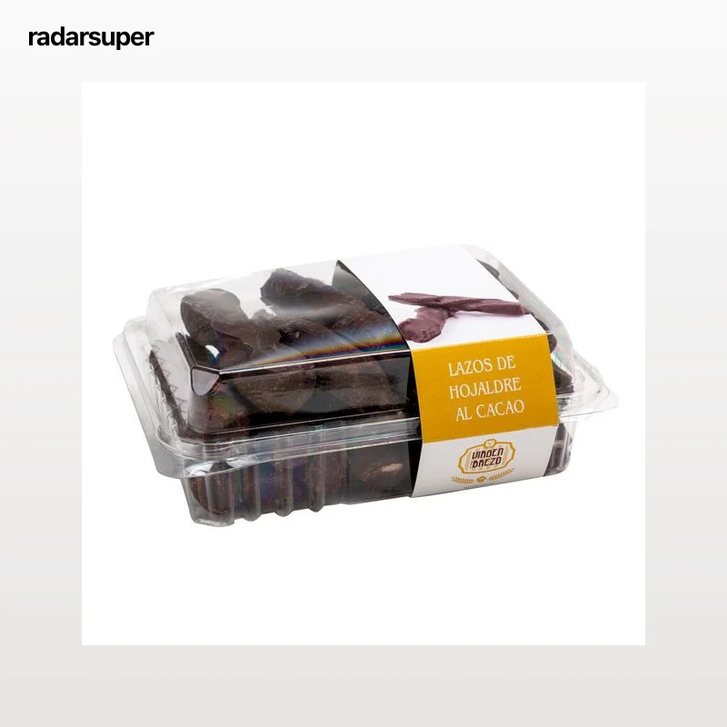 Lacitos hojaldre Virgen del Brezo cacao 300g