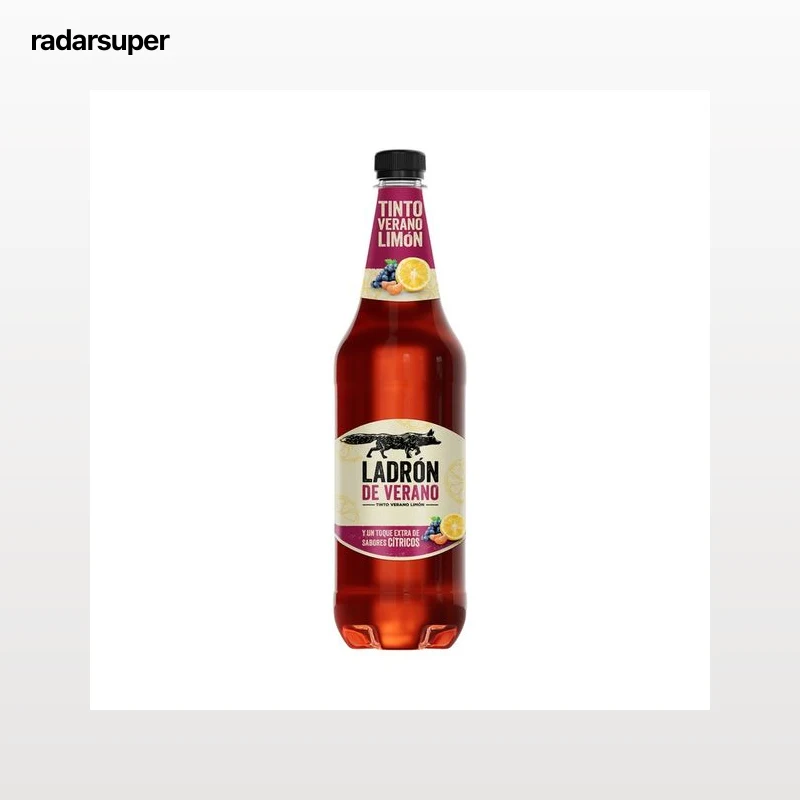 LADRÓN DE VERANO Tinto de verano con un toque extra de sabores cítricos botella 1 l.