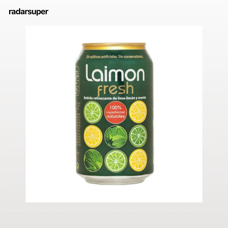 LAIMON FRESH Refresco de lima limón y menta lata de 33 cl.
