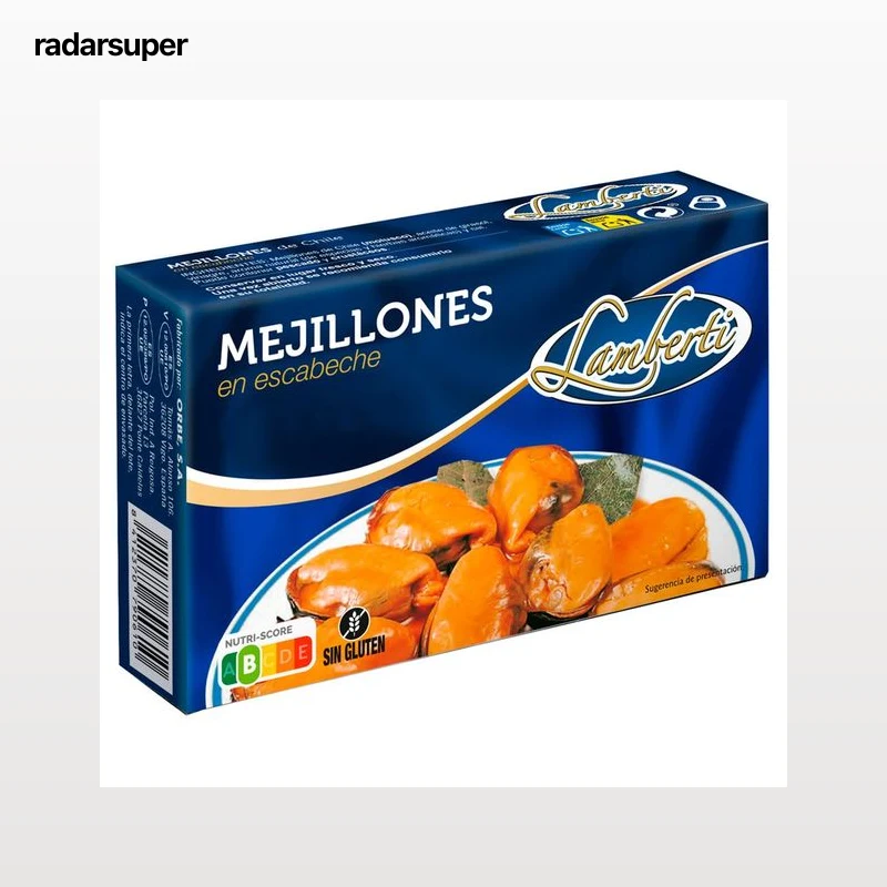 LAMBERT Mejillones en escabeche 20/25 69g.