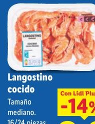 Langostino cocido