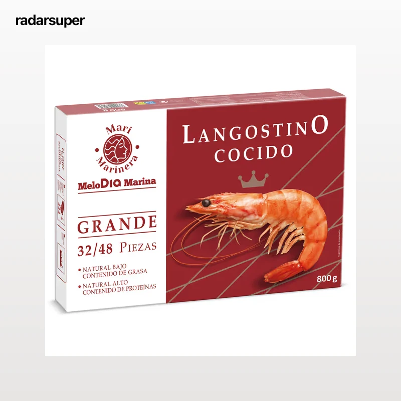 Langostino cocido grande 32/48 piezas Dia Mari Marinera 800 g