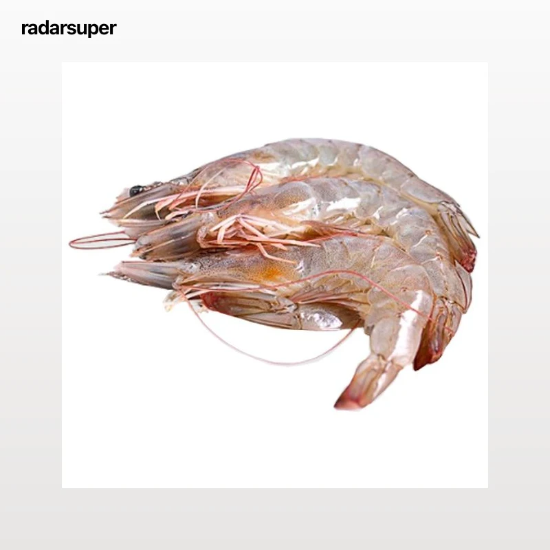Langostino crudo calibre 60-80.