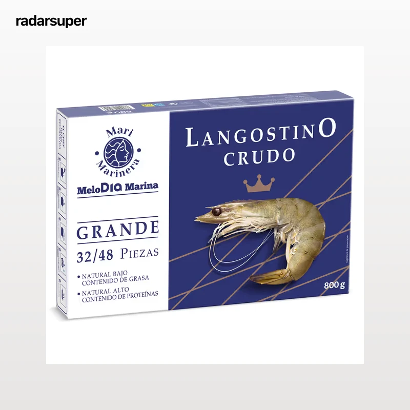 Langostino crudo grande 32/48 piezas Dia Mari Marinera 800 g