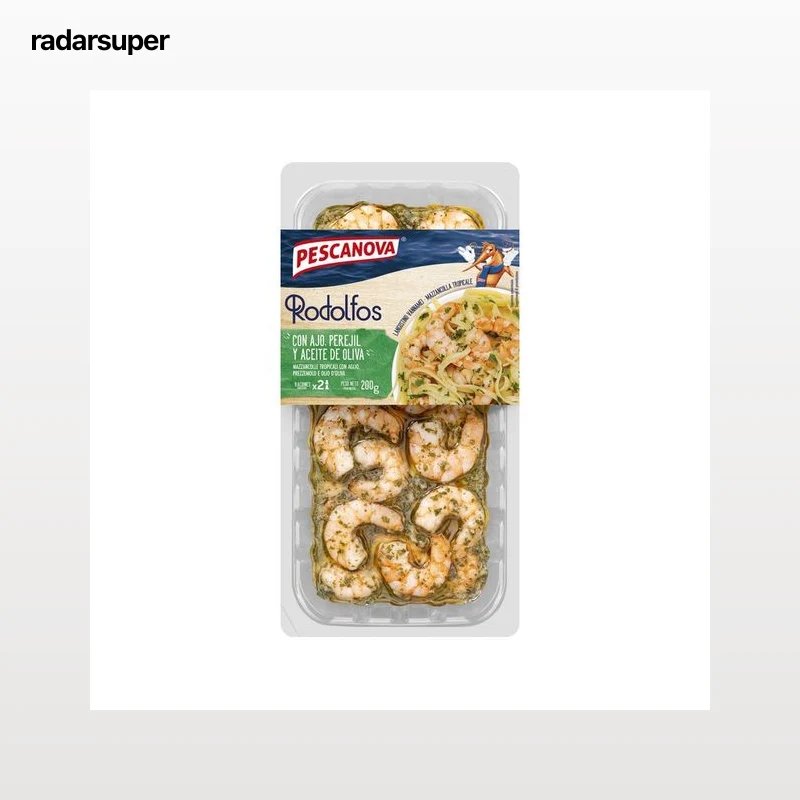 Langostino salsa de ajo perejil 200 gr.