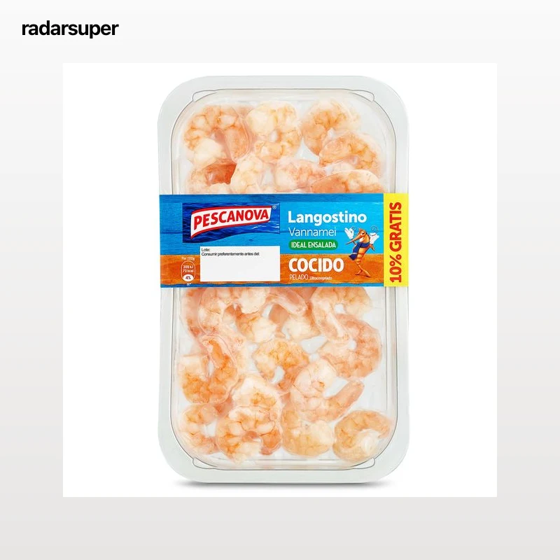 Langostinos cocidos pelados Pescanova 200 g
