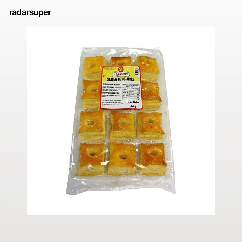 LAPASION Hojaldres con miel 12 un. 360 g