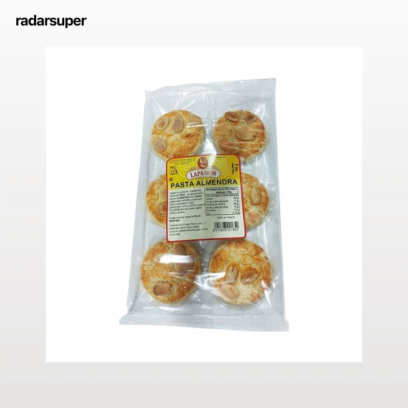 LAPASION Pastas con almendras 165 g.