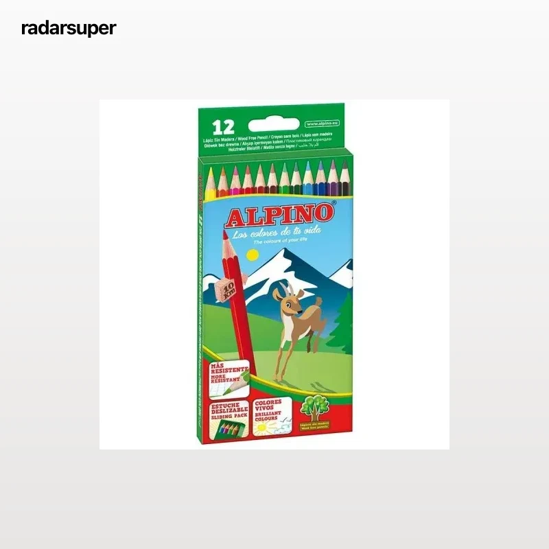 Lápices de Colores Alpino Surtidos 12 uds