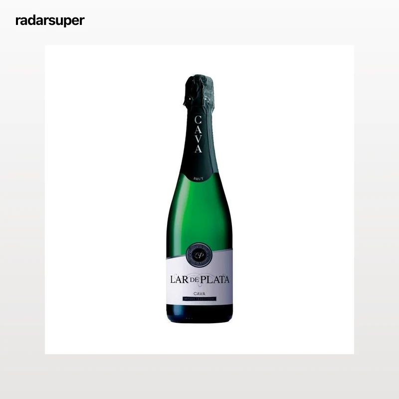 LAR DE PLATA Cava brut elaborado en Extremadura siguiendo el método tradicional botella 75 cl.