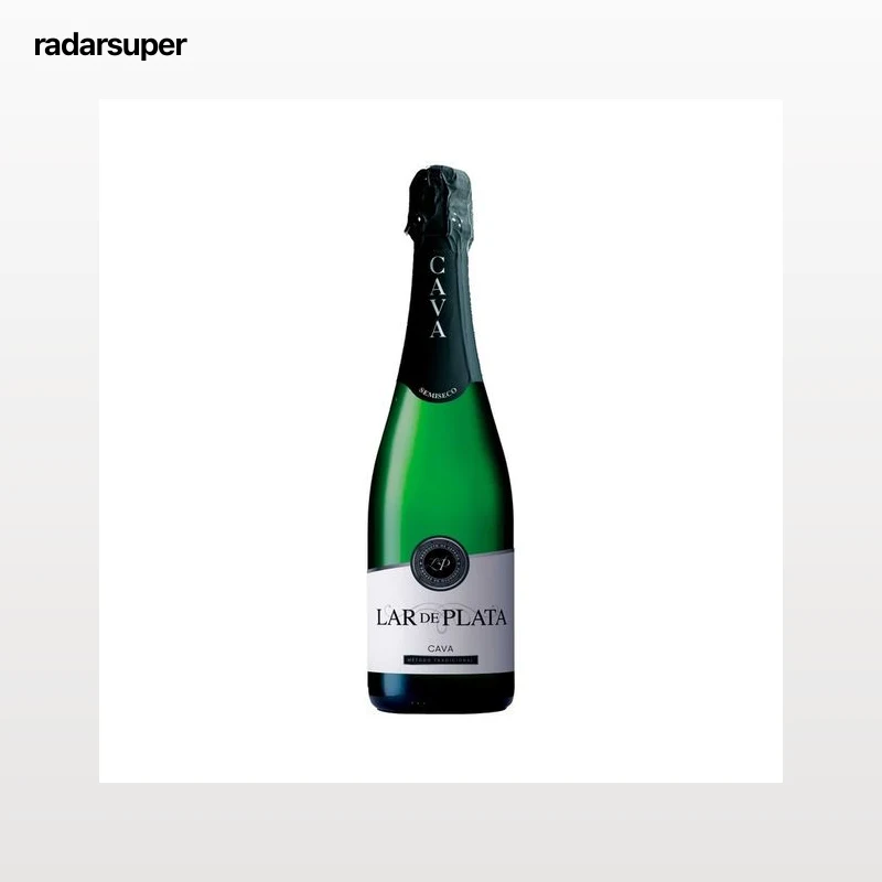 LAR DE PLATA Cava semiseco elaborado en Extremadura botella 75 cl.