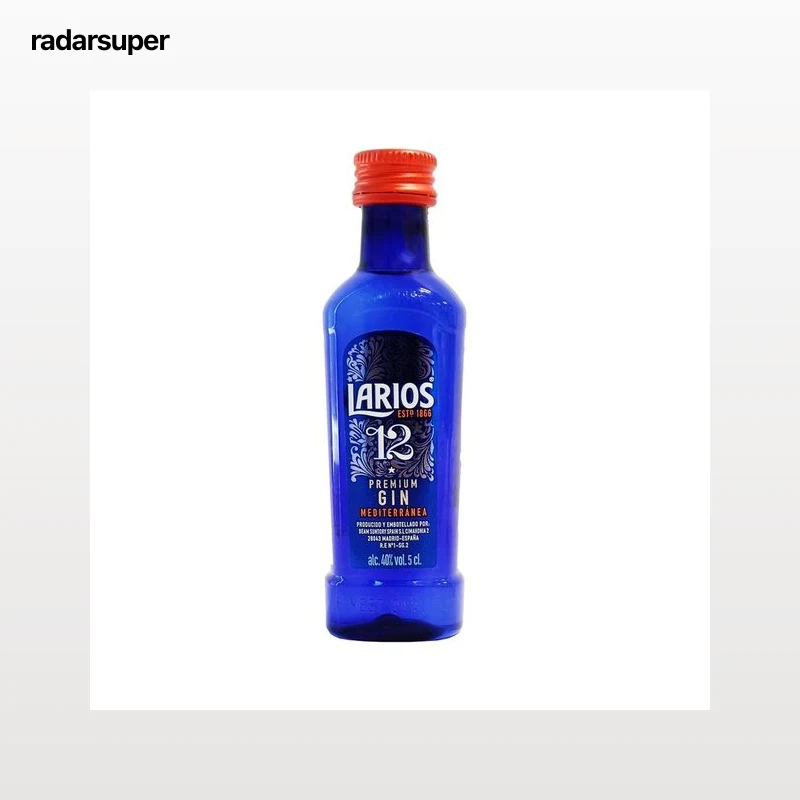 LARIOS 12 Ginebra premium mediterránea botella 5 cl.