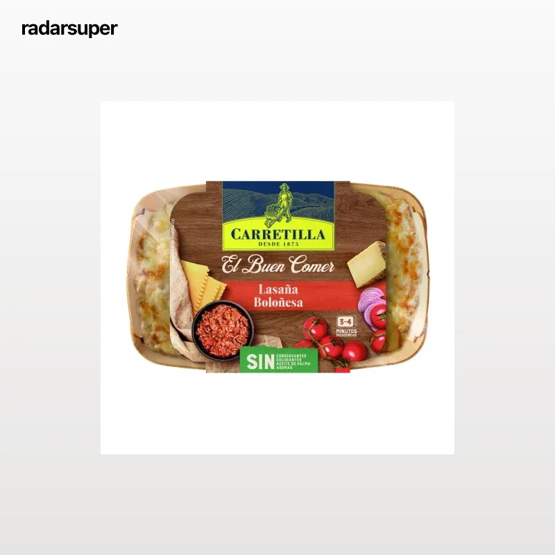 Lasaña Boloñesa Carretilla 380 g.