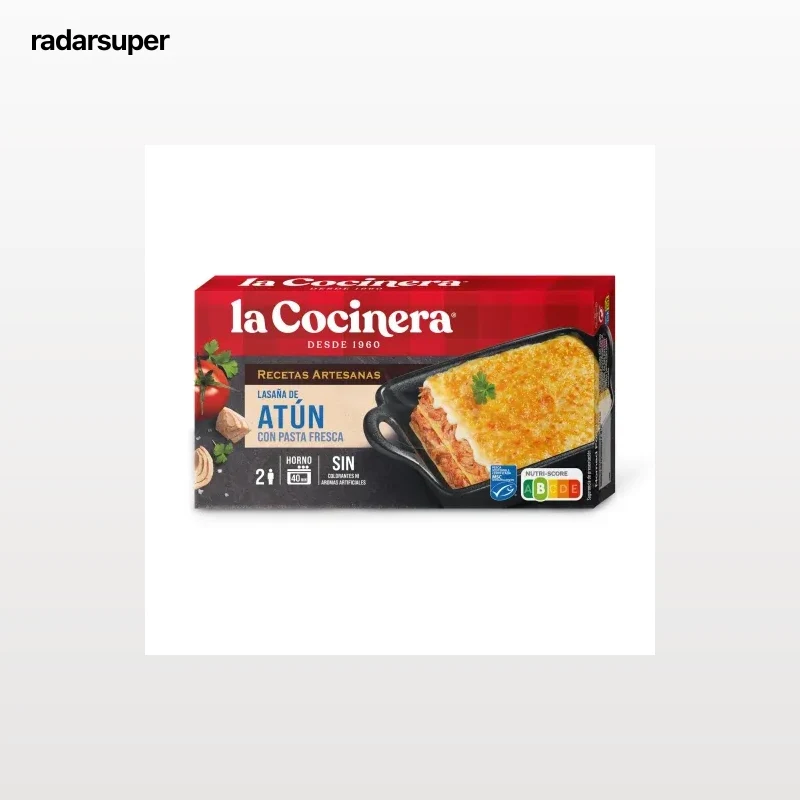 Lasaña de Atún La Cocinera 500 g.