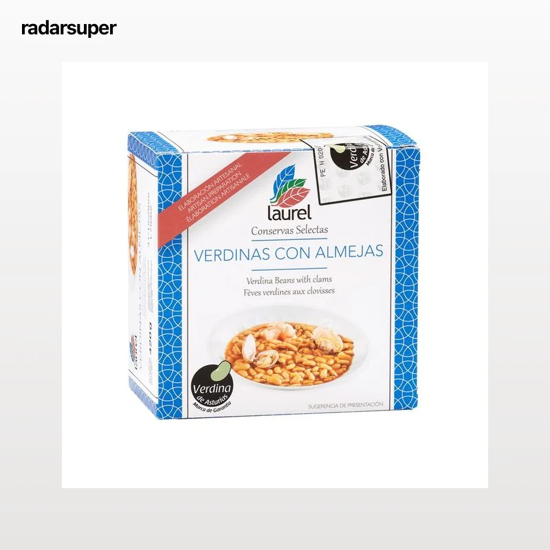 LAUREL Verdinas con almejas 420 g.