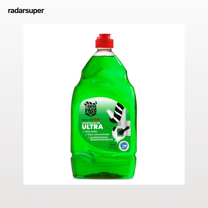 Lavavajillas a mano concentrado ultra Dia Super Paco botella 1 L