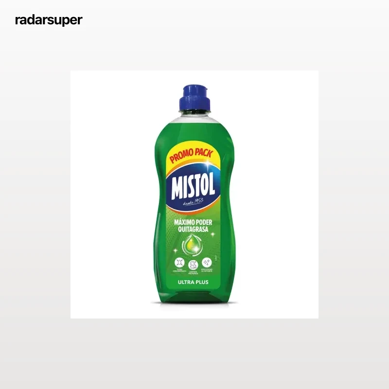 Lavavajillas a mano concentrado Ultra Plus Mistol 1,25 l.
