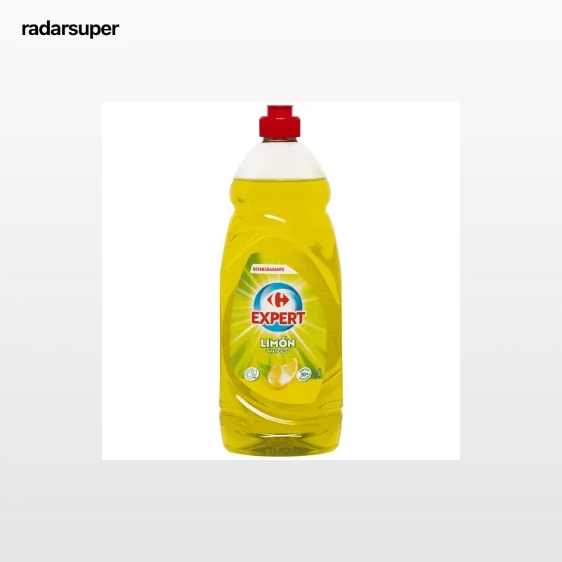 Lavavajillas a mano desengrasante limón Carrefour Expert 1 l.