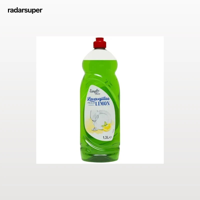 Lavavajillas a mano frescor limón Simply Choice 1,3 l.