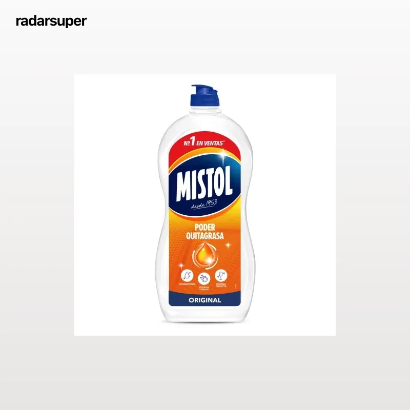 Lavavajillas a mano original Mistol 900 ml.
