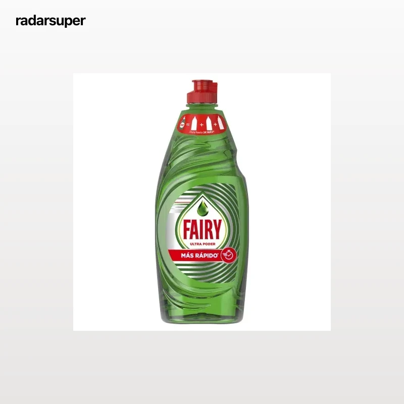 Lavavajillas a mano ultra poder Fairy 654 ml.