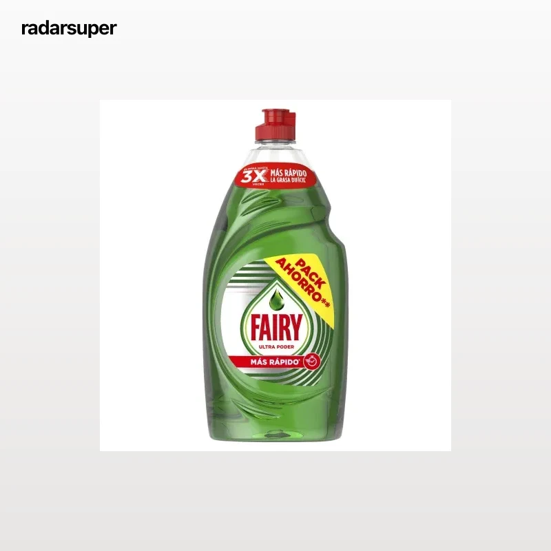 Lavavajillas a mano ultra poder Fairy 900 ml.