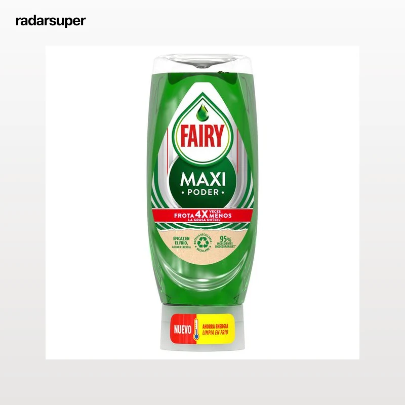 Lavavajillas Fairy 450ml maxi poder