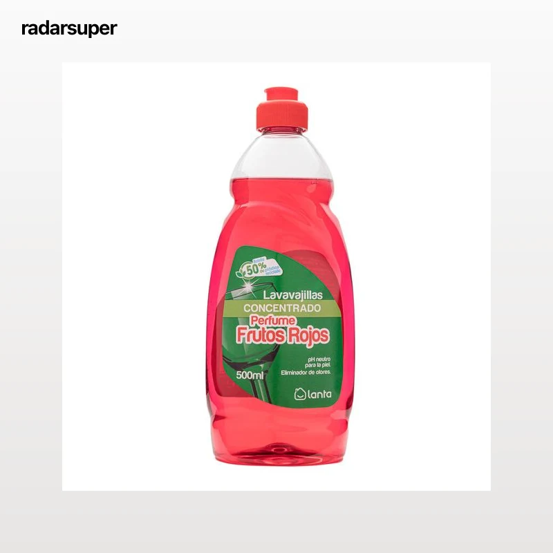 Lavavajillas Lanta 500ml frutos rojos