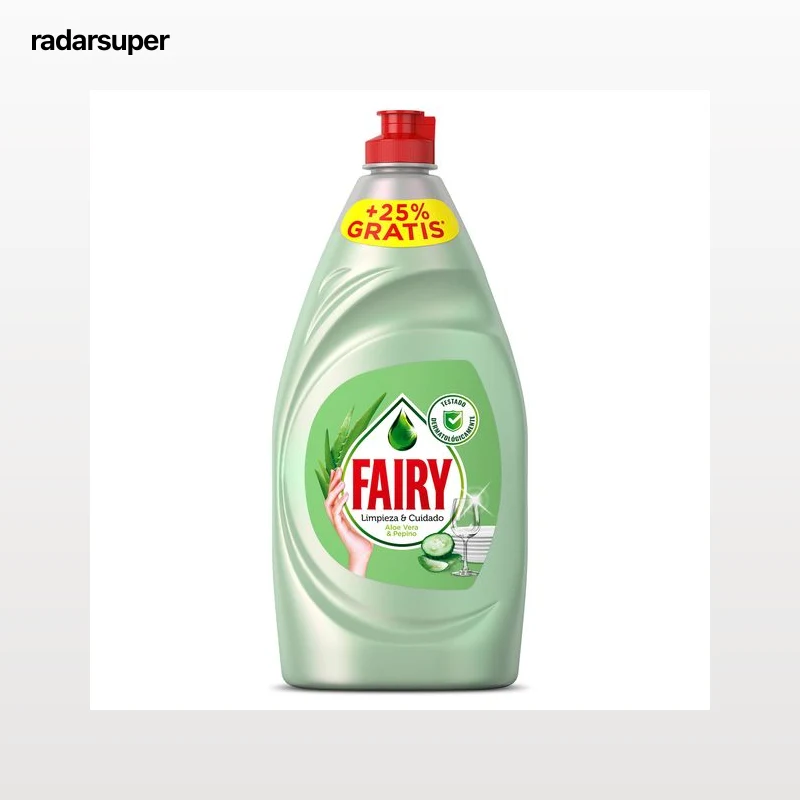 Lavavajillas mano concentrado aloe vera y pepino Fairy botella 820 ml