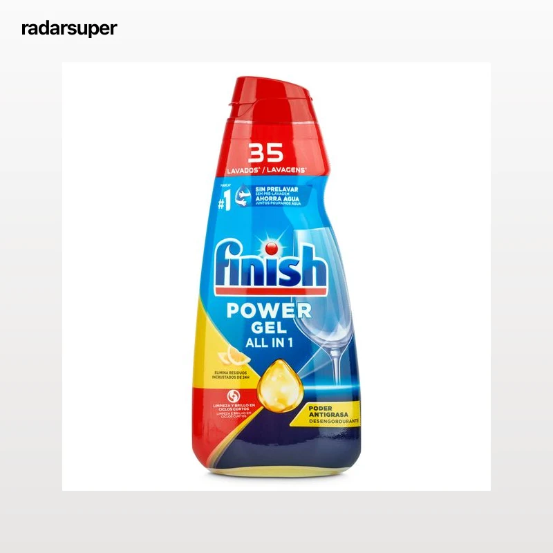 Lavavajillas máquina todo en 1 limón Finish 35 lavados 700 ml