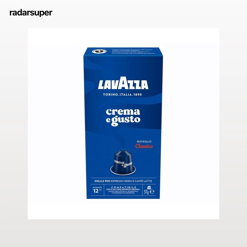LAVAZZA Café en cápsulas de aluminio crema e gusto 10 uds.