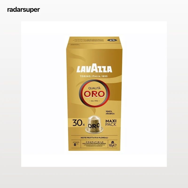 LAVAZZA Café Cápsulas Qualita Oro 30 uds. Intensidad 8/13 165 g.