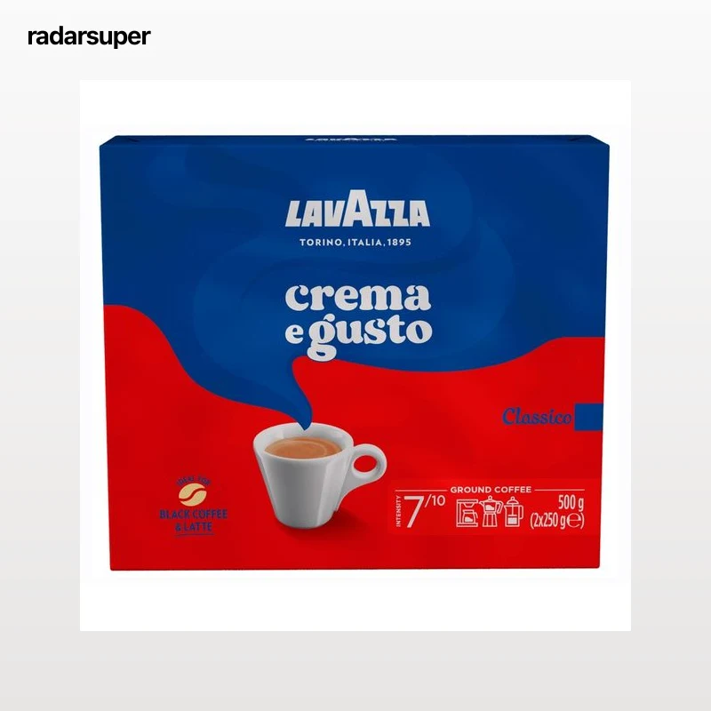 LAVAZZA Café molido natural Crema e Gusto Classico 500 g.