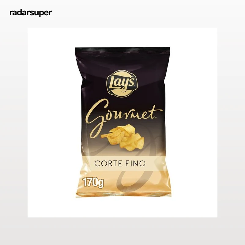 LAY'S Gourmet Patatas fritas lisas de corte fino de bolsa 170 g.