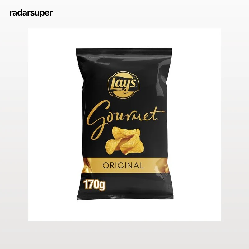 LAY'S Gourmet Patatas fritas lisas crujientes en bolsa 170 g.