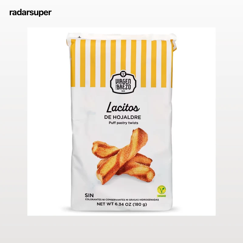 Lazos hojaldre de azúcar Virgen del Brezo 180 g