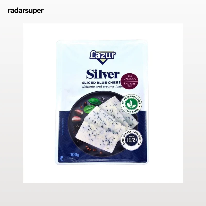 LAZUR Queso azul en lonchas 100 g.
