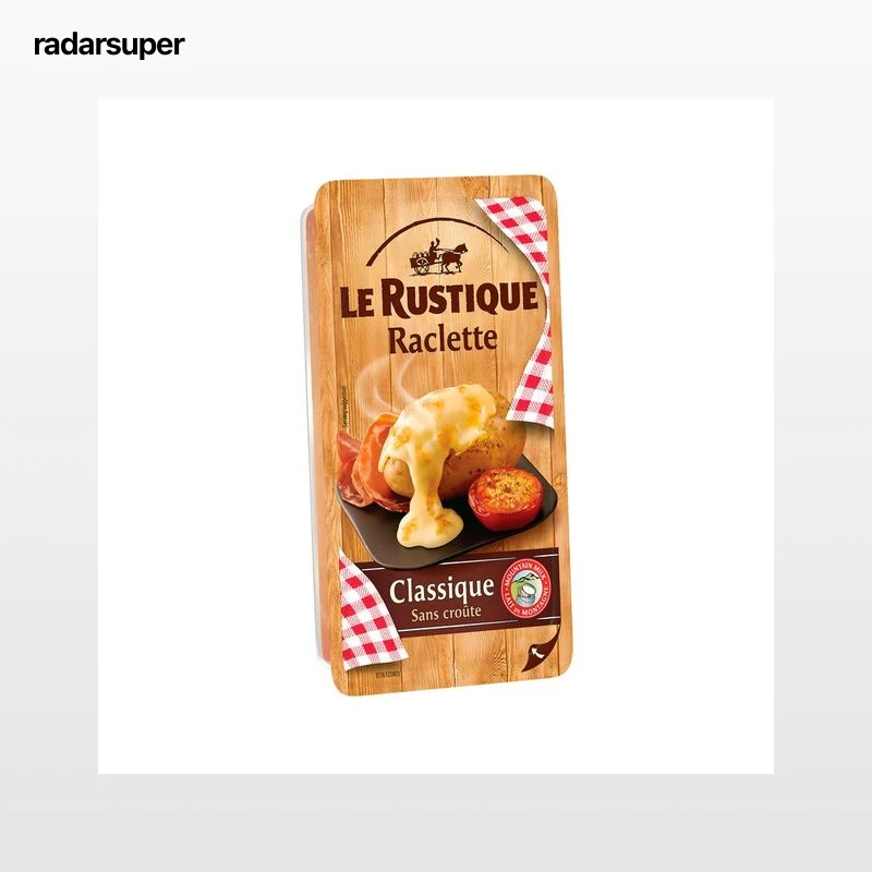 LE RUSTIQUE Lonchas de queso raclette 350 g.
